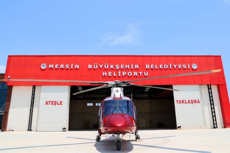 Mersin Büyükşehir’den Satılık Helikopter